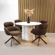 Kick swivel chair Kian - Crème