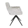 Kick swivel chair Liva - Grey