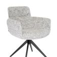 Kick swivel chair Liva - Grey
