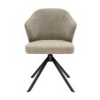 Kick swivel chair Liz - Taupe