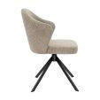 Kick swivel chair Liz - Taupe
