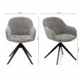 Kick swivel chair Matt - Grey