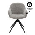 Kick swivel chair Matt - Grey