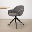 Kick swivel chair Matt - Dark Grey