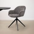 Kick swivel chair Matt - Dark Grey