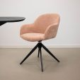 Kick swivel chair Matt - Pink
