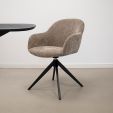 Kick swivel chair Matt - Taupe