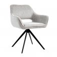 Kick swivel chair Miyo - Grey