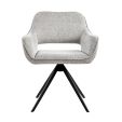 Kick swivel chair Miyo - Grey