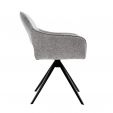 Kick swivel chair Miyo - Dark Grey