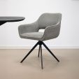 Kick swivel chair Miyo - Dark Grey