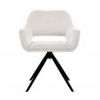Kick swivel chair Miyo - Champagne