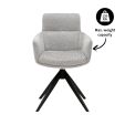 Kick swivel chair Niek - Grey