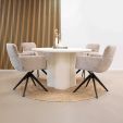 Kick swivel chair Niek - Beige