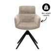 Kick swivel chair Niek - Beige