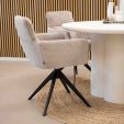 Kick swivel chair Niek - Beige