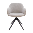 Kick swivel chair Noel - Grey
