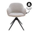 Kick swivel chair Noel - Grey