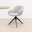 Kick swivel chair Noel - Grey
