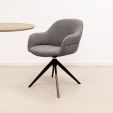 Kick swivel chair Noel - Dark Grey