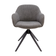 Kick swivel chair Noel - Dark Grey