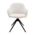 Kick swivel chair Noel - Champagne
