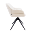 Kick swivel chair Noel - Champagne