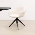 Kick swivel chair Noel - Champagne