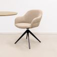 Kick swivel chair Noel - Taupe