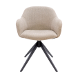 Kick swivel chair Noel - Taupe
