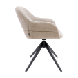 Kick swivel chair Noel - Taupe