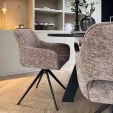 Kick swivel chair Nori - Crème