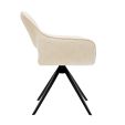 Kick swivel chair Nori - Crème