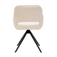 Kick swivel chair Nori - Crème