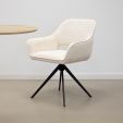 Kick swivel chair Nori - Crème