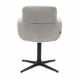 Kick swivel chair Noud - Grey