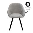 Kick swivel chair Olof - Grey