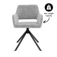 Kick swivel chair Pax - Grey