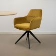 Kick swivel chair Tom - Gold