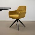 Kick swivel chair Tom - Gold