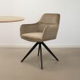 Kick swivel chair Tom - Taupe
