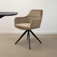 Kick swivel chair Tom - Taupe