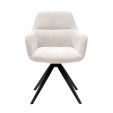 Kick swivel chair Tom Texture - Champagne