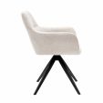 Kick swivel chair Tom Texture - Champagne