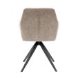 Kick swivel chair Tom Texture - Taupe