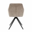 Kick swivel chair Tom Texture - Taupe