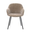 Kick dining chair Arda - Taupe