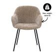 Kick dining chair Arda - Taupe