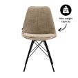 Kick dining chair Bren - Beige