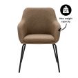 Kick dining chair Daan - Taupe